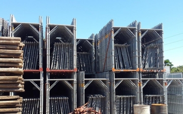 Scaffoldings and used materials for sale